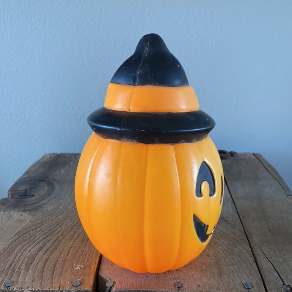 Vintage Empire Halloween Pumpkin Plastic Mold 1995 🎃
